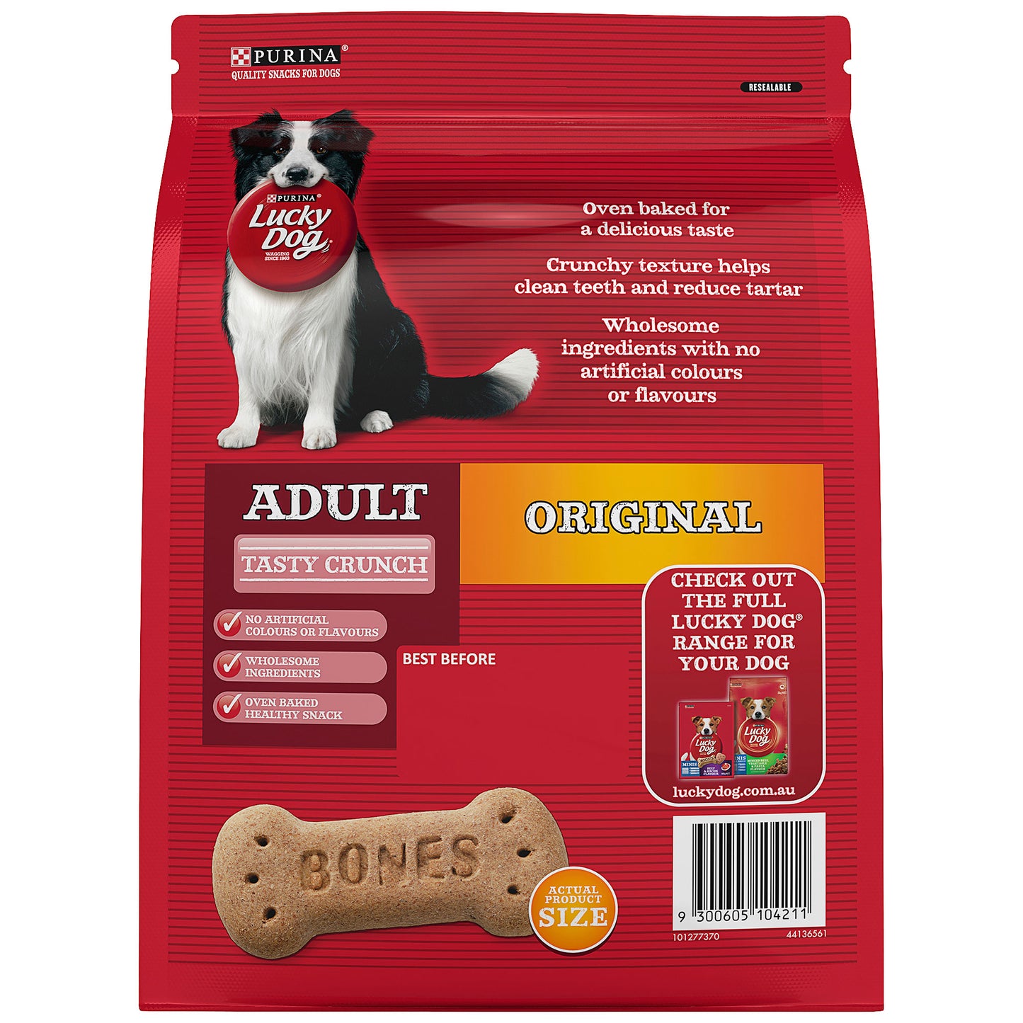 Purina Lucky Dog Bones Meat Lover 800g