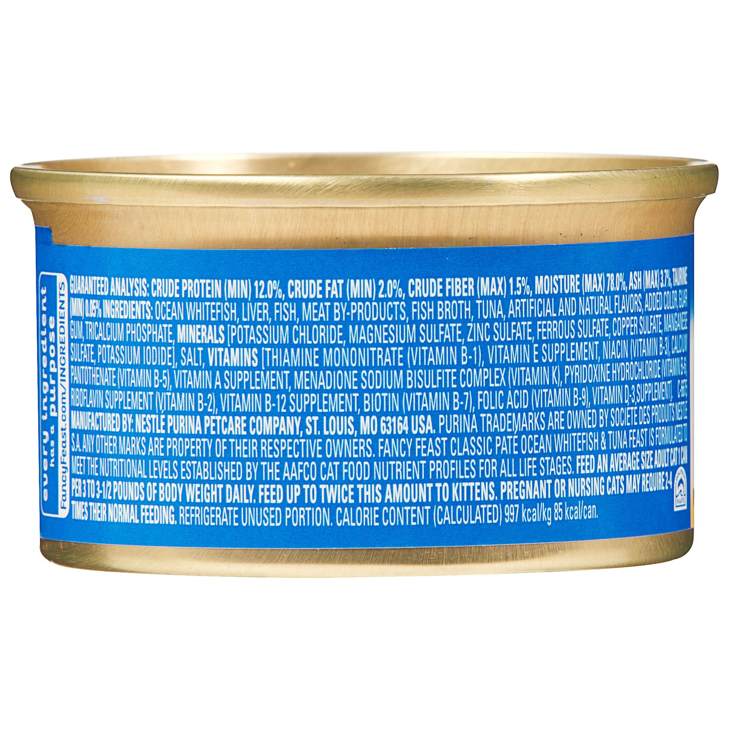 Fancy Feast Ocean Whitefish & Tuna Pate 85g