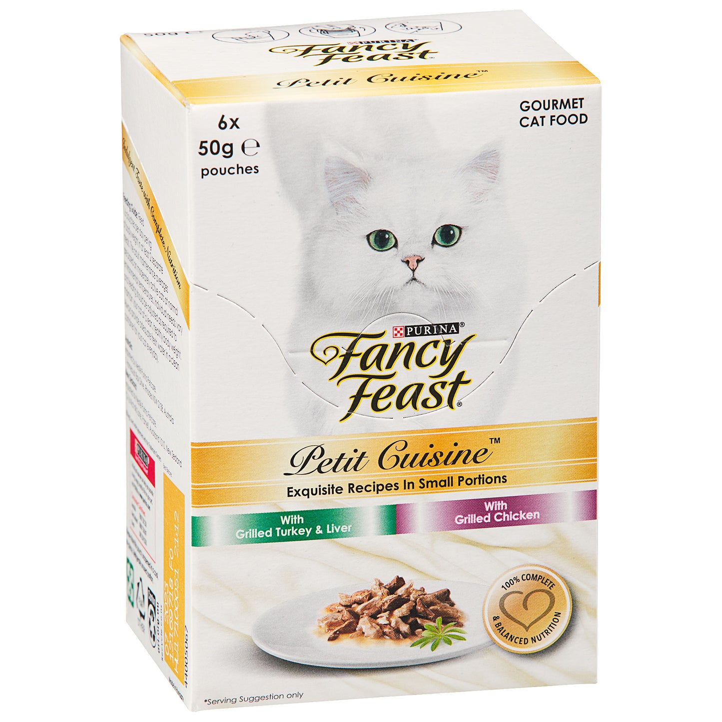 Fancy Feast Petit Chicken/Turkey/Liver 6x50g