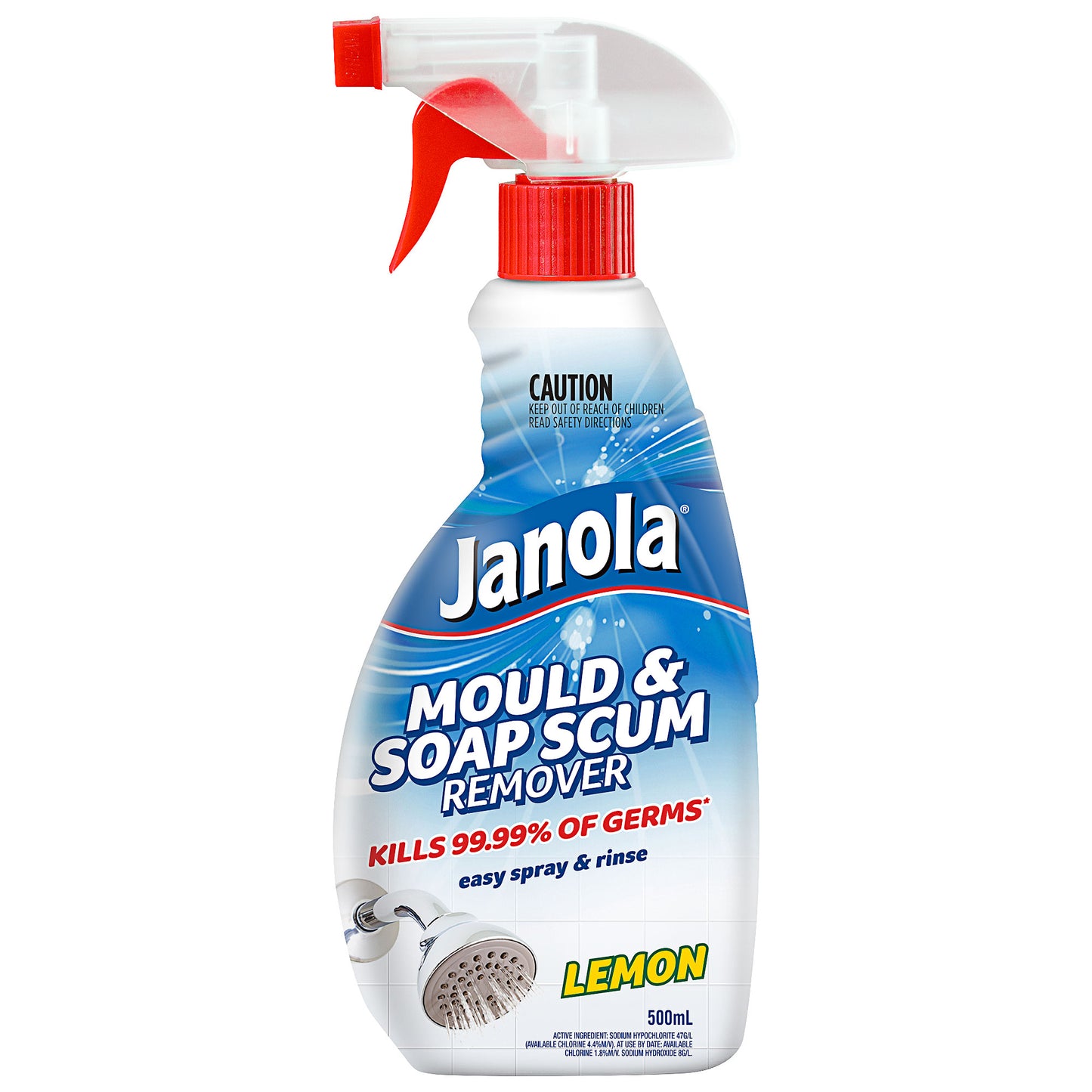 Janola Mould & Soap Scum Remover Spray Lemon 500mL