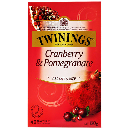 Twinings Cranberry & Pomegranate Tea 40pk