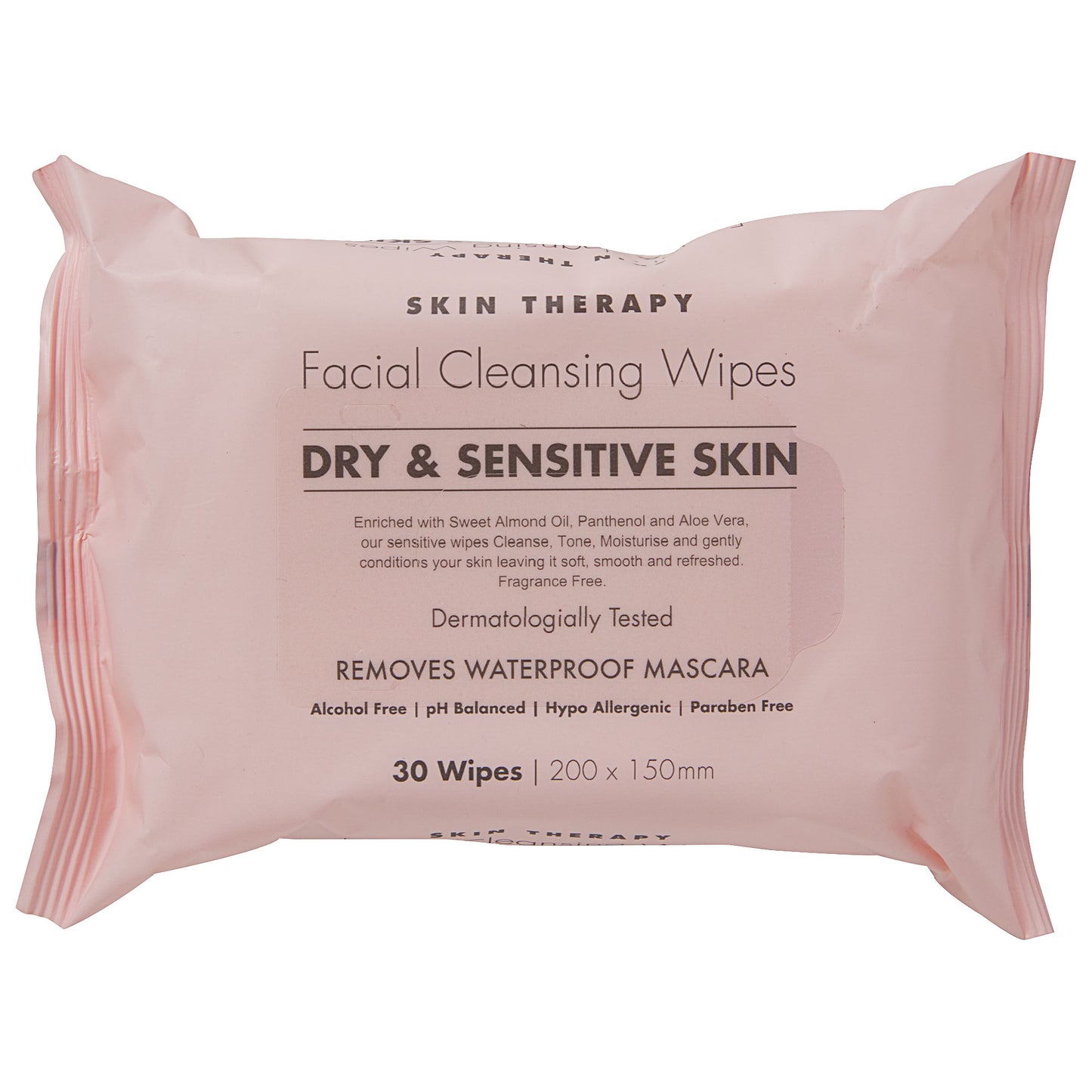 Skin Therapy Dry & Sensitive Facial Cleansing Wipes 30pk