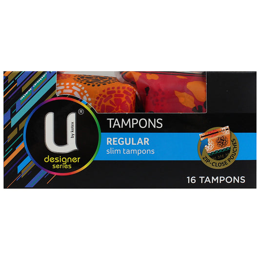 U By Kotex Tampons Regular Slim 16pk