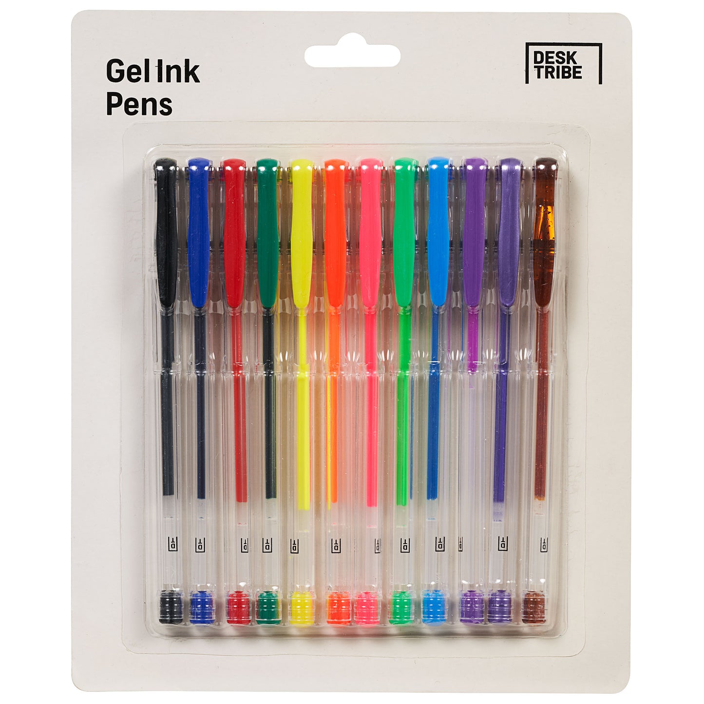 Desk Tribe Gel Pens Asst Pk12