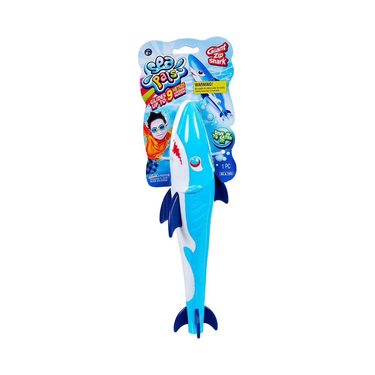 Sea Pals Giant Zip Shark