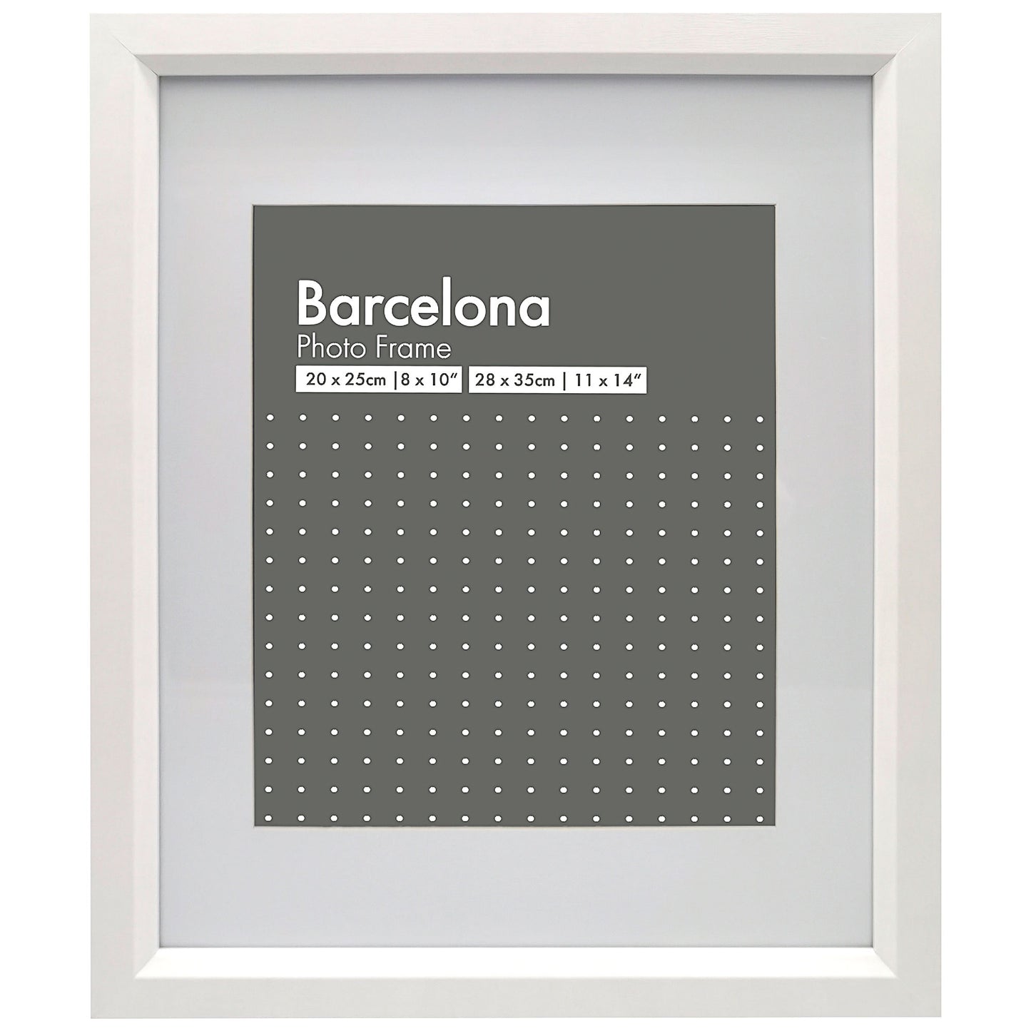 Barcelona Frame White 11x14cm/8x10