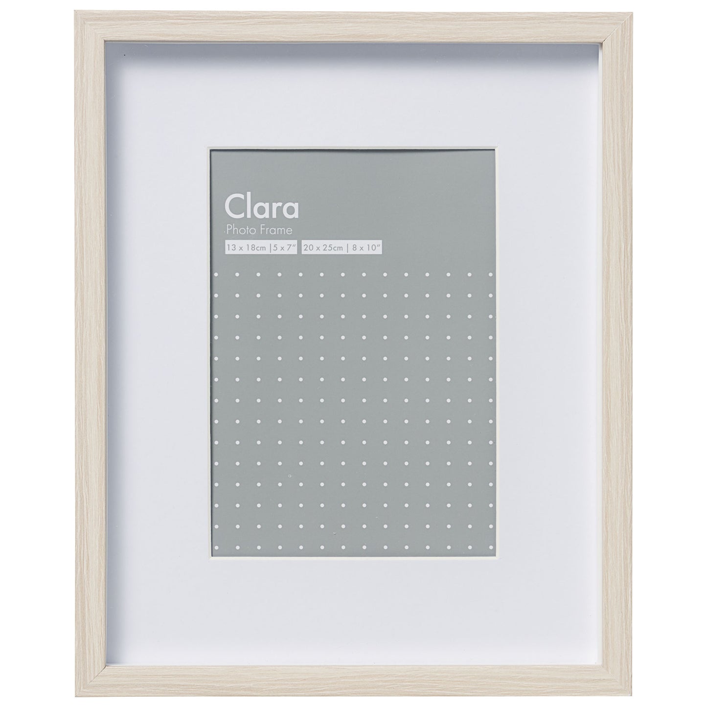 Clara Frame Wood-Look 8x10"/5x7"