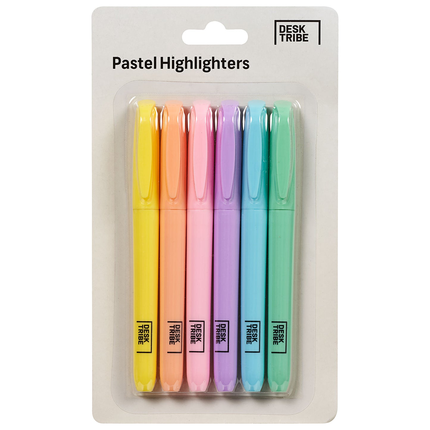 Desk Tribe Highlighters Pastel Pk6