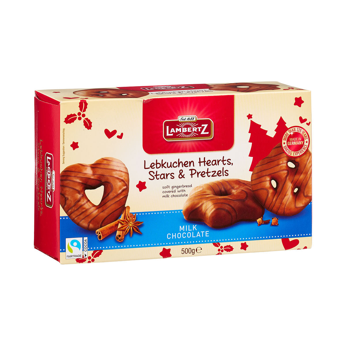 Lambertz Milk Chocolate Shapes Box 500g