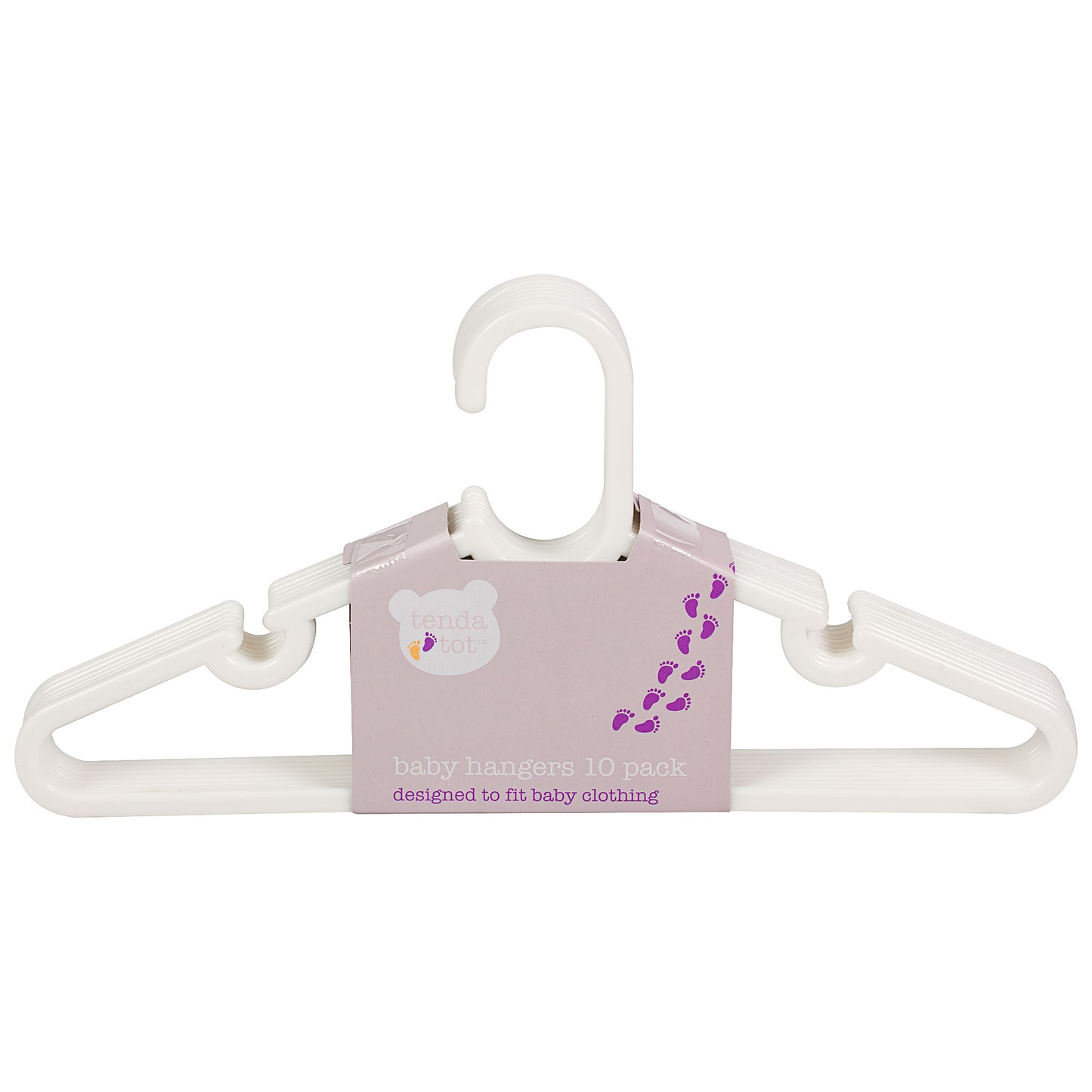 Plastic Baby Hangers 10pk