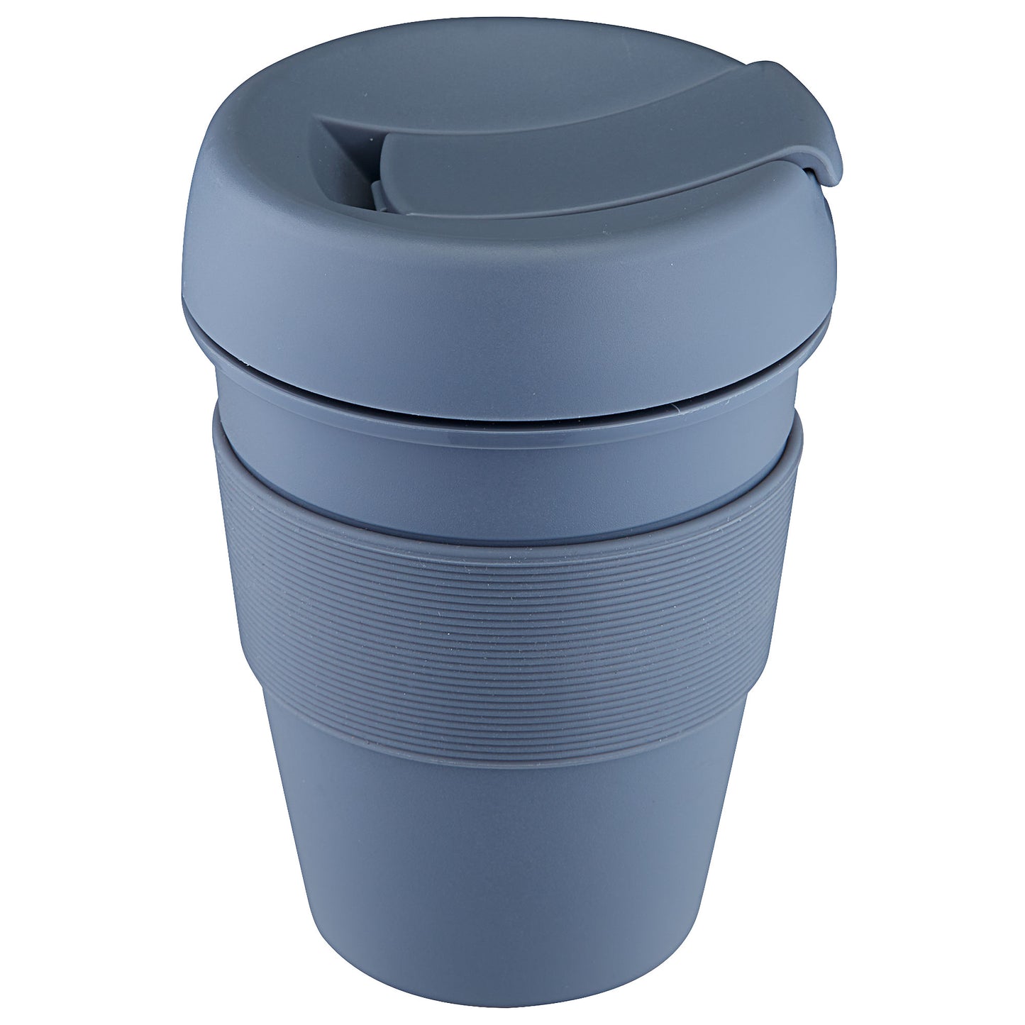 Plastic Travel Mug 350ml Charcoal