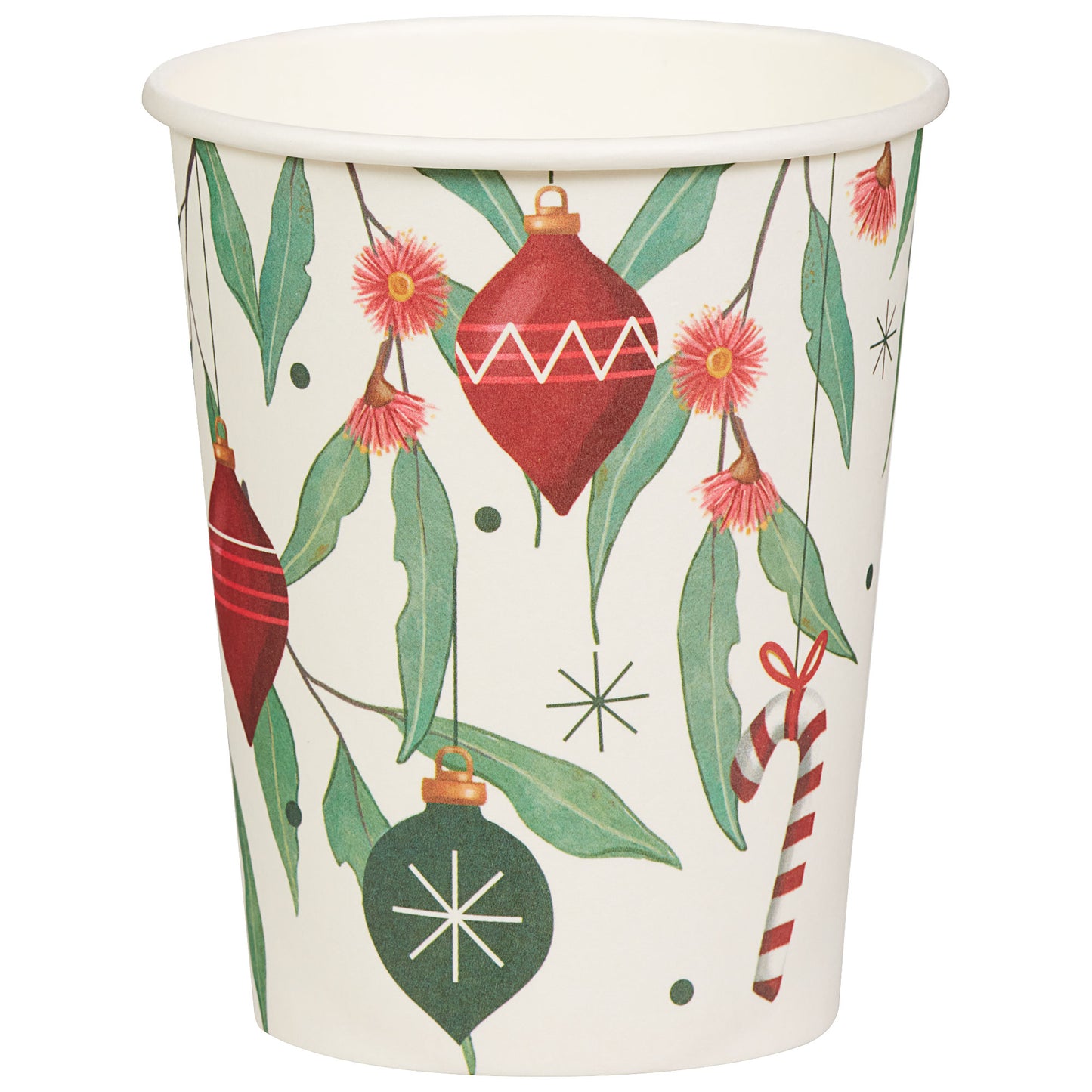 Paper Cup Australian Foliage 260mL 10pk