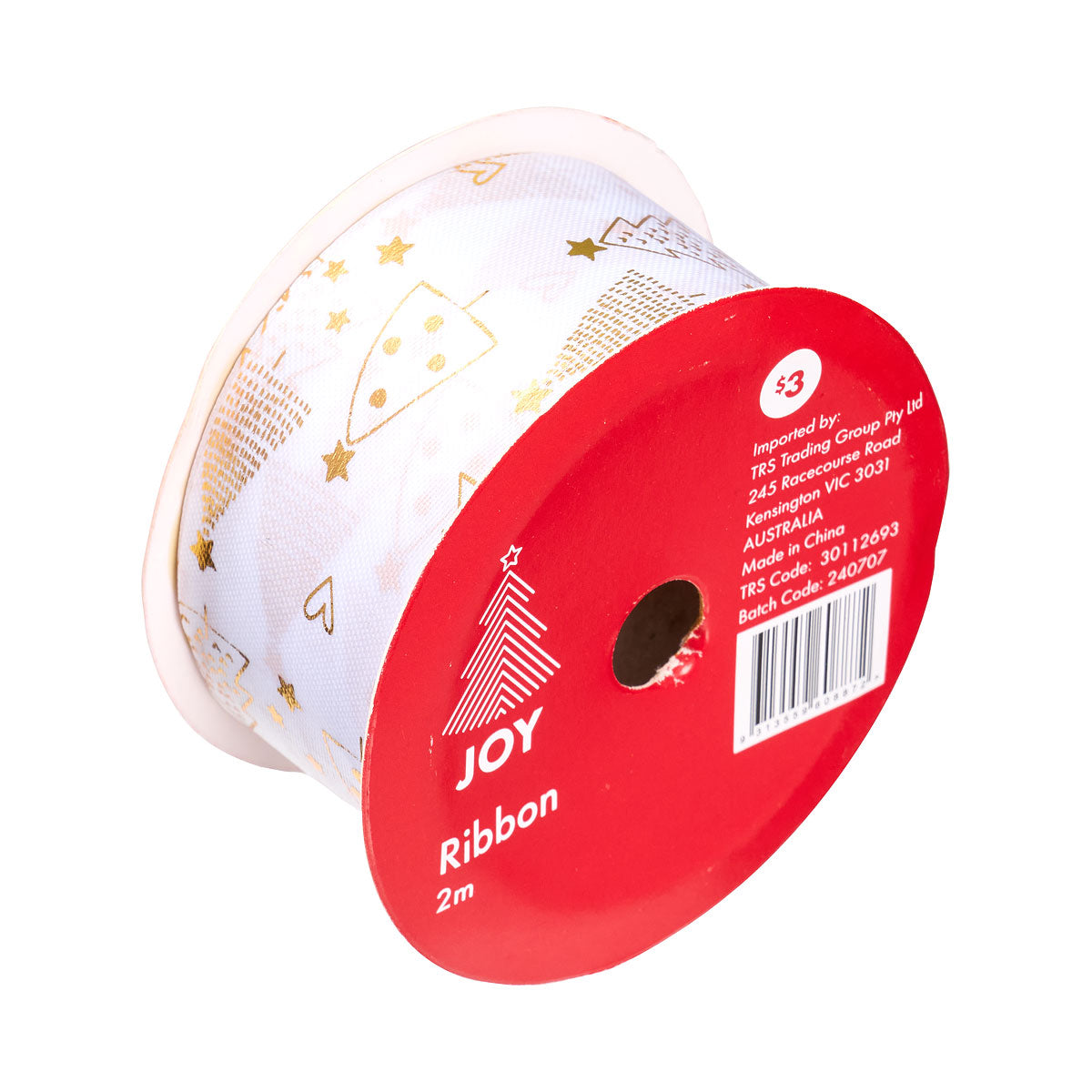 Christmas Ribbon Roll Formal Mix 2.7M