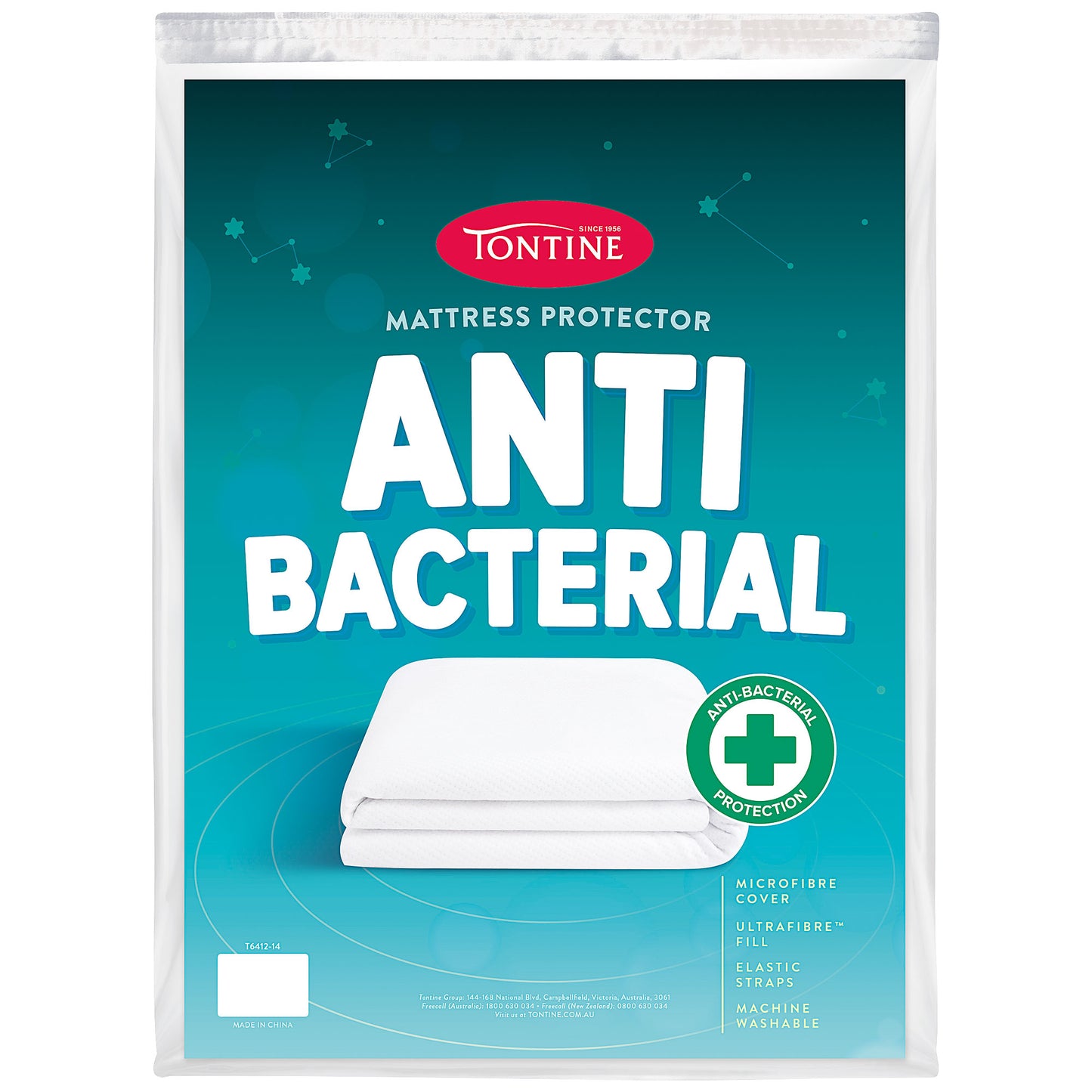 Tontine Antibacterial Mattress Protector Double Bed