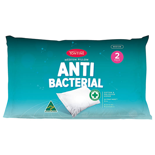 Tontine Antibacterial Pillow 2pk