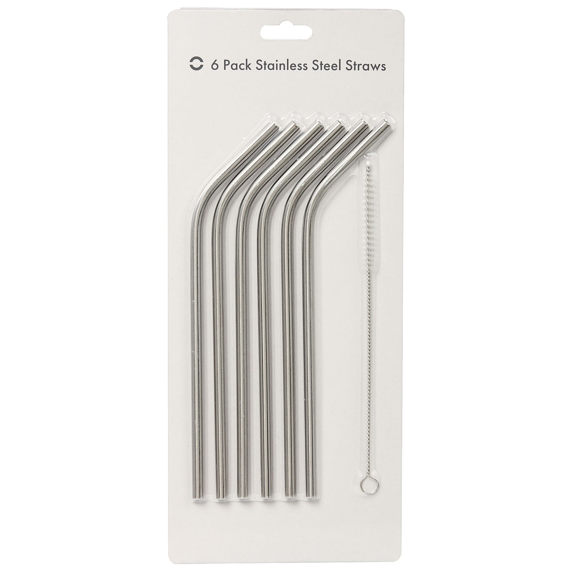 Metal Straws Pk6 The Reject Shop