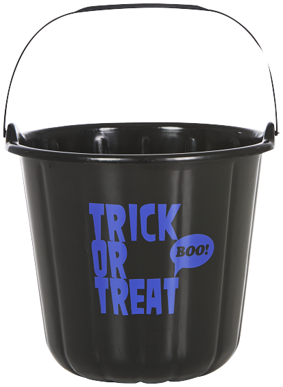 Halloween Bucket With Handle Assorted