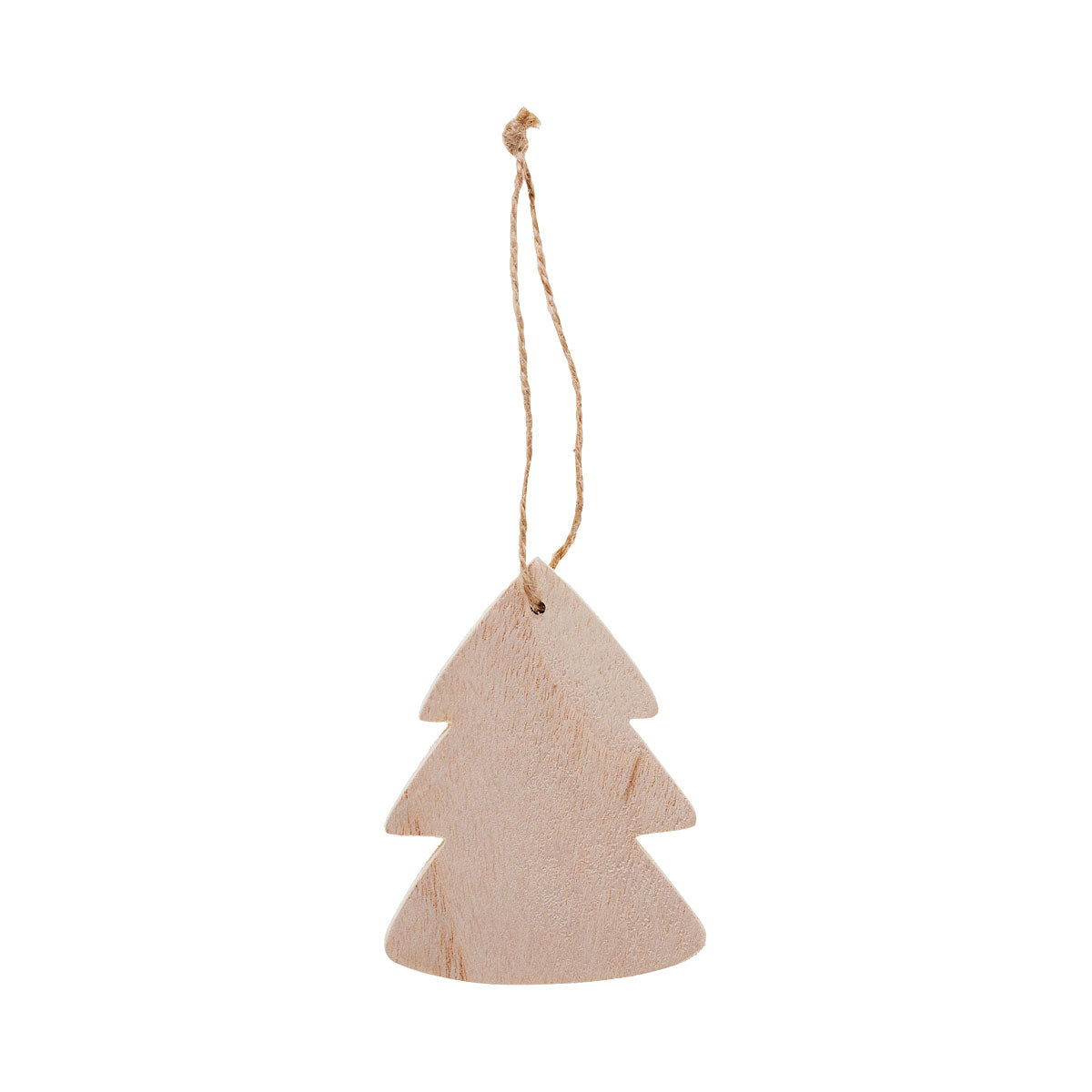 Christmas Tree Decoration Wooden Shape Assorted