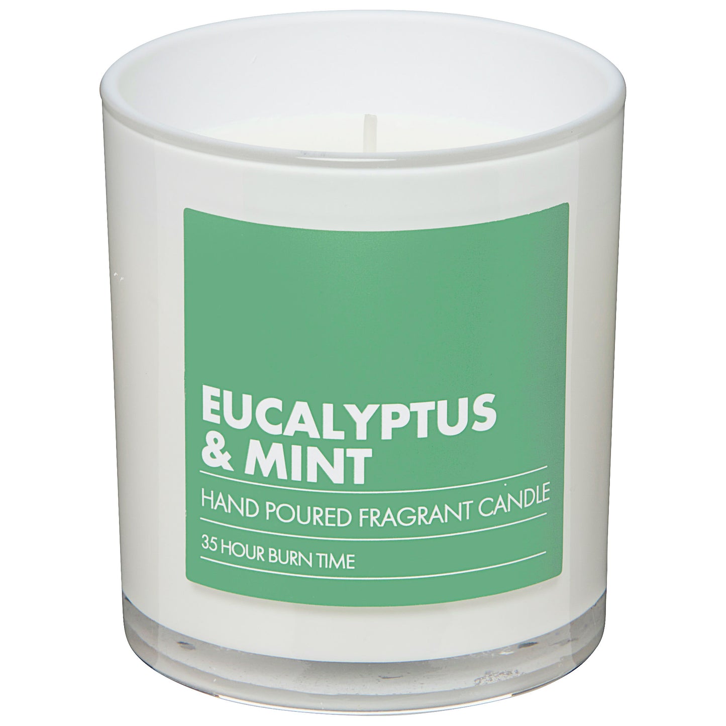 Scented Glass Candle Eucalyptus & Mint 8cm