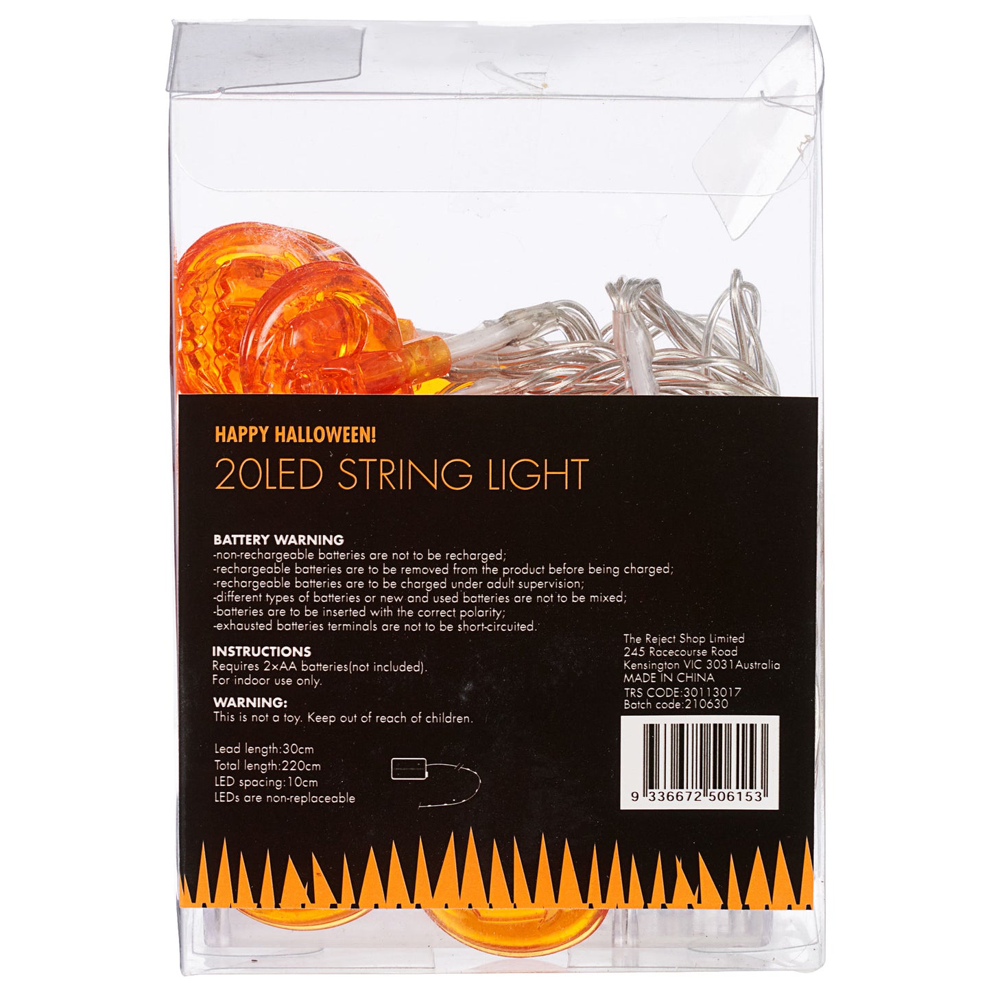 20 LED Halloween String Lights