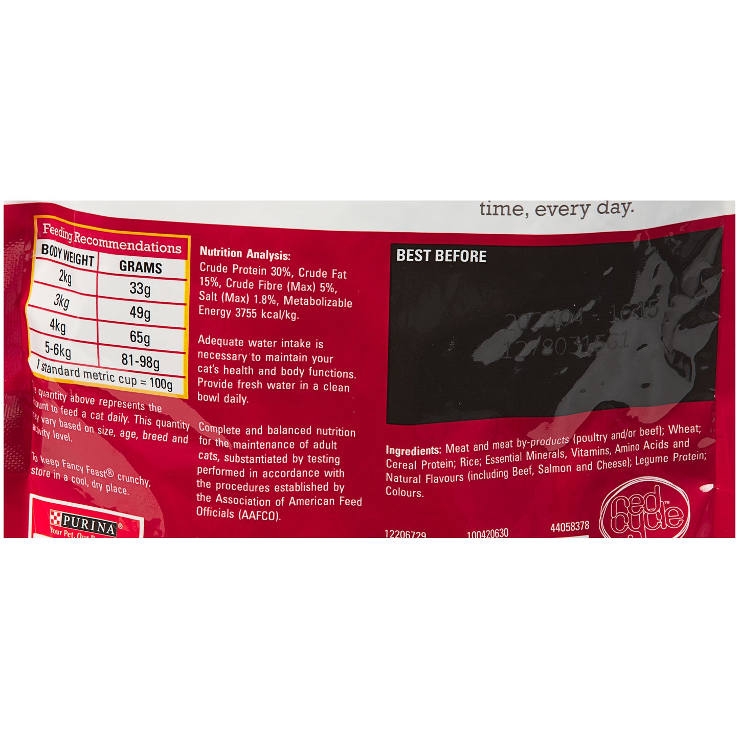 Fancy Feast Beef Salmon & Cheese 450g