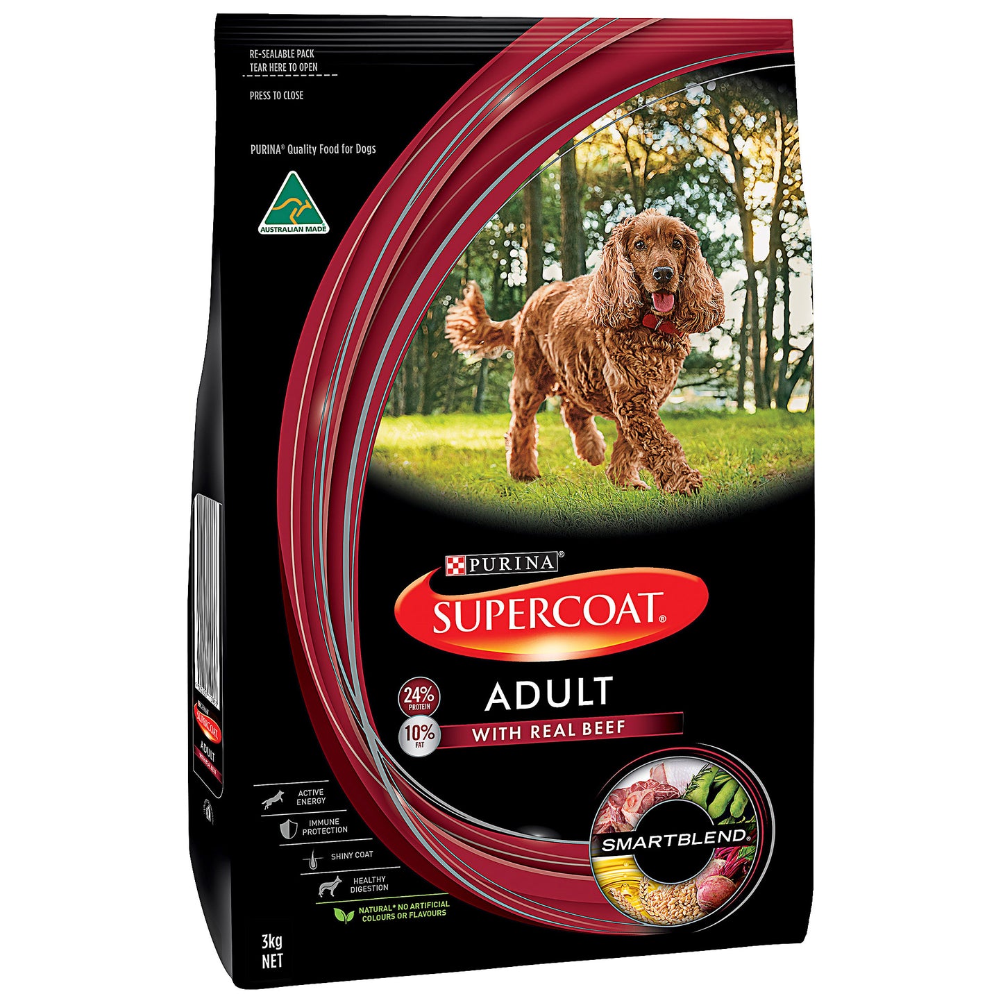 Super-Coat Adult Dog Beef 3kg