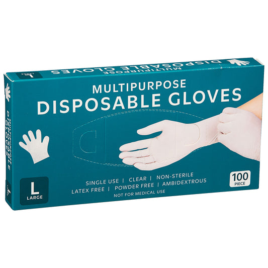 Multipurpose Disposable Gloves Large 100pk