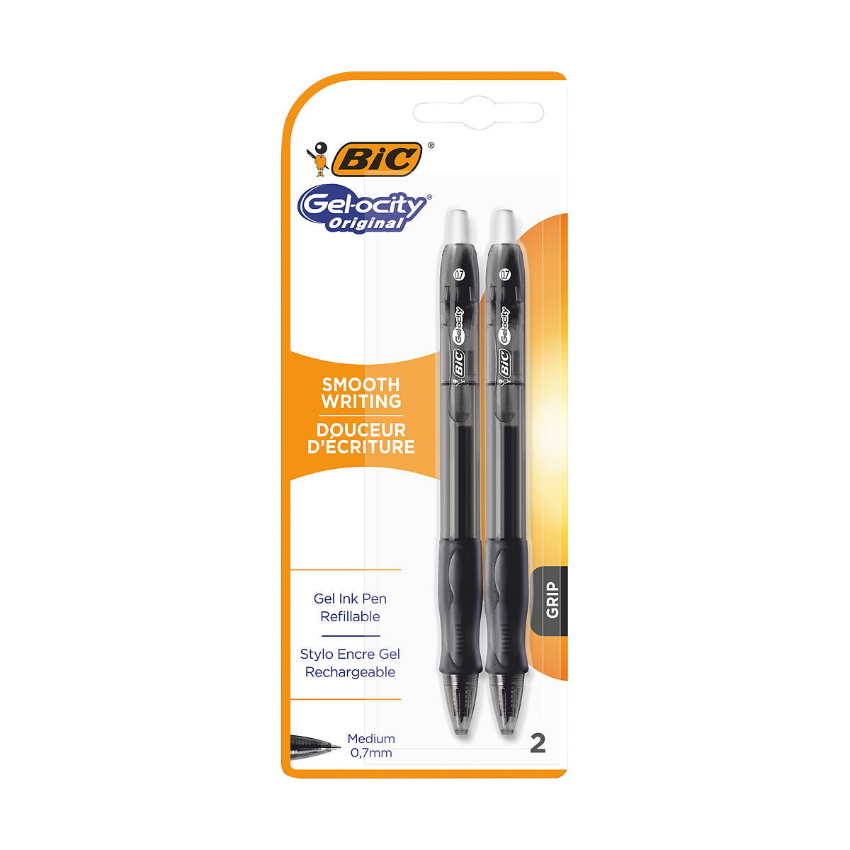 Bic Gelocity Original Black 2pk