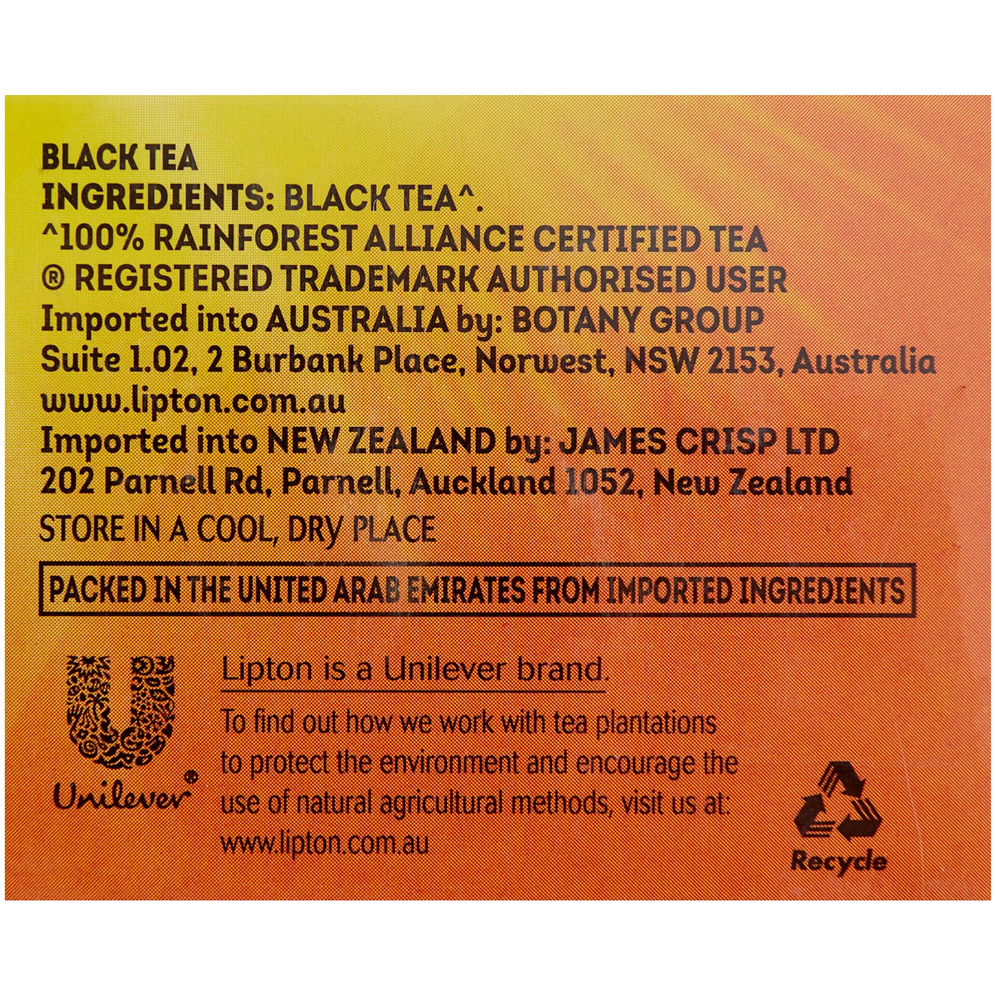 Lipton Quality Black Tea 100pk