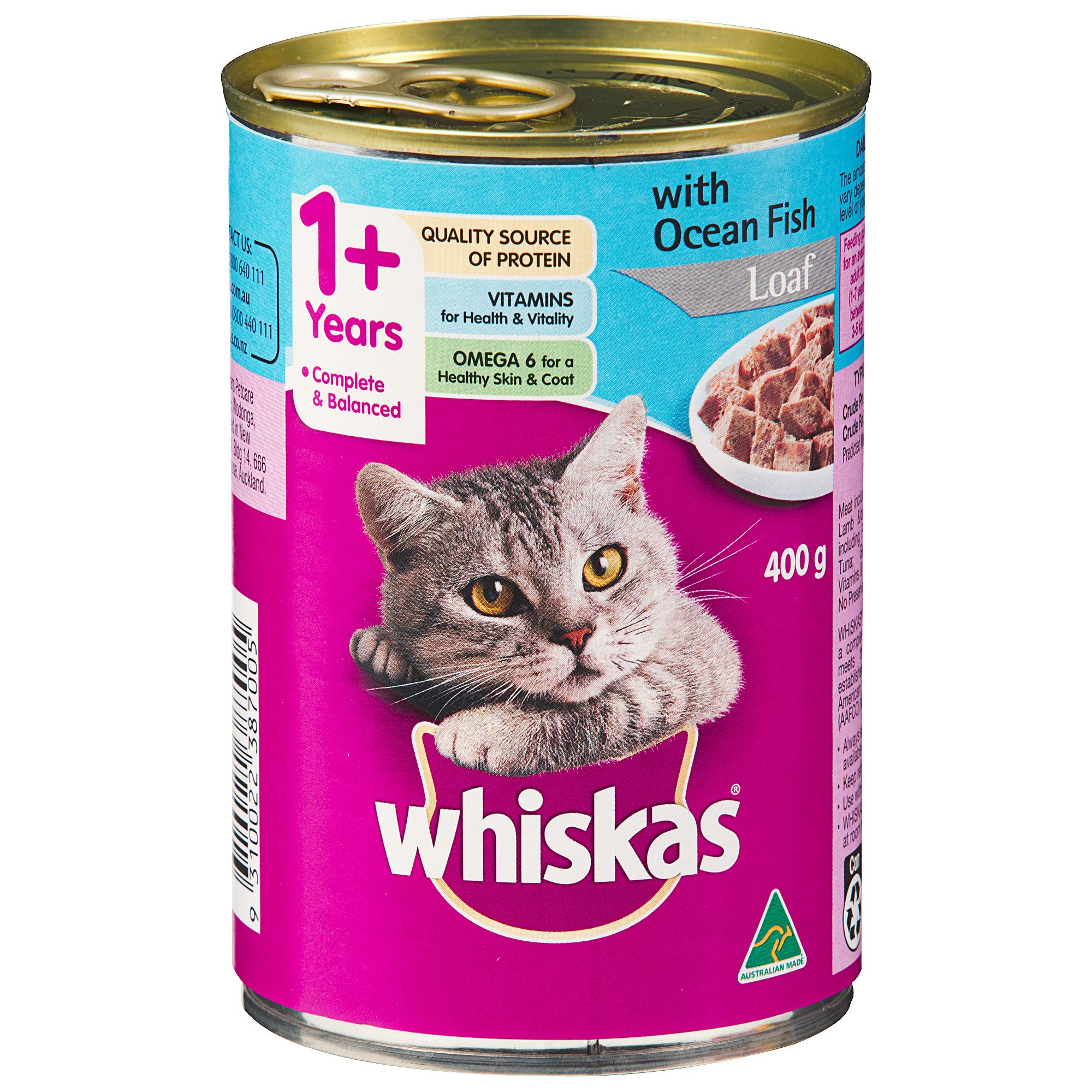 Whiskas Ocean Fish Platter 1 Year+ 400g The Reject Shop