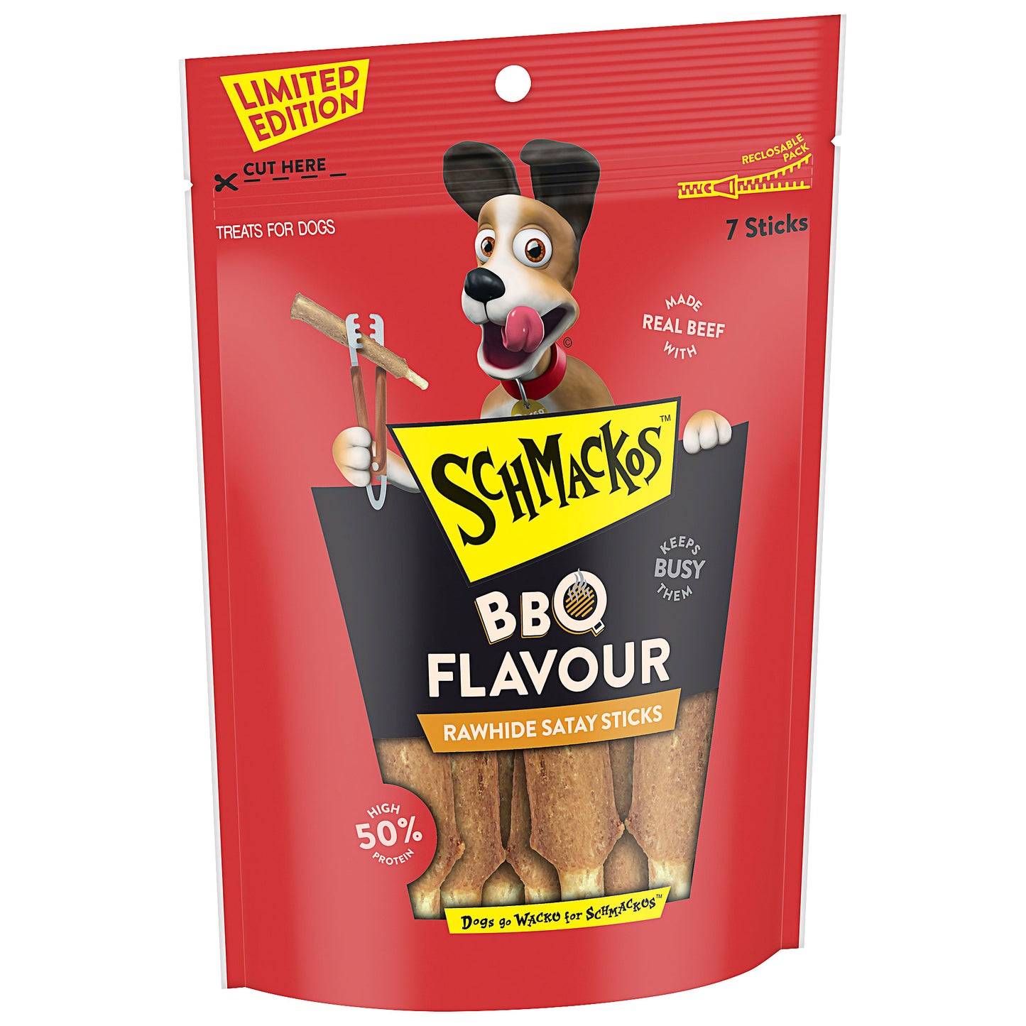 Schmackos BBQ Satay Sticks 7pc