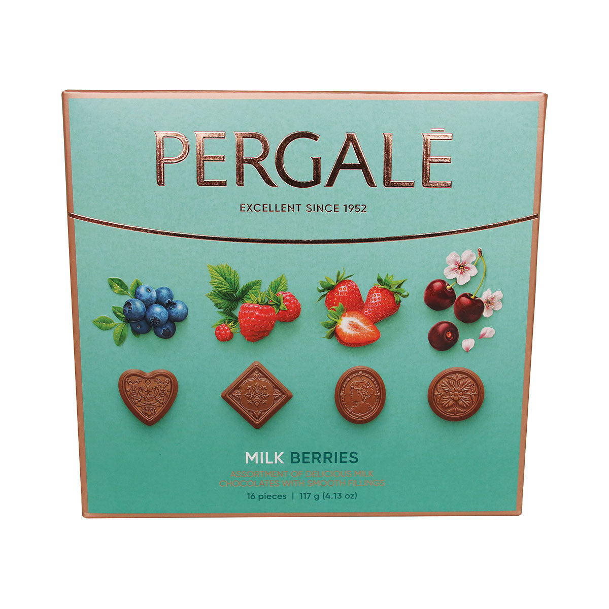 Pergale Milk Berries Chocolate 117g