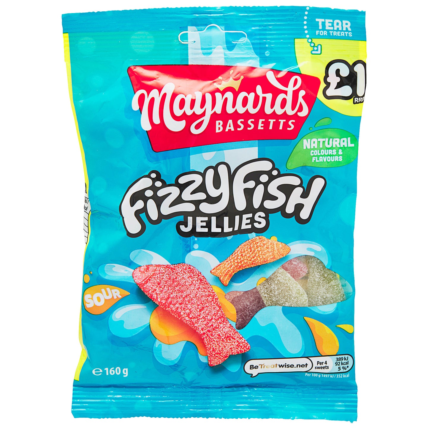 Maynard Bassetts Fizzy Fish 165g