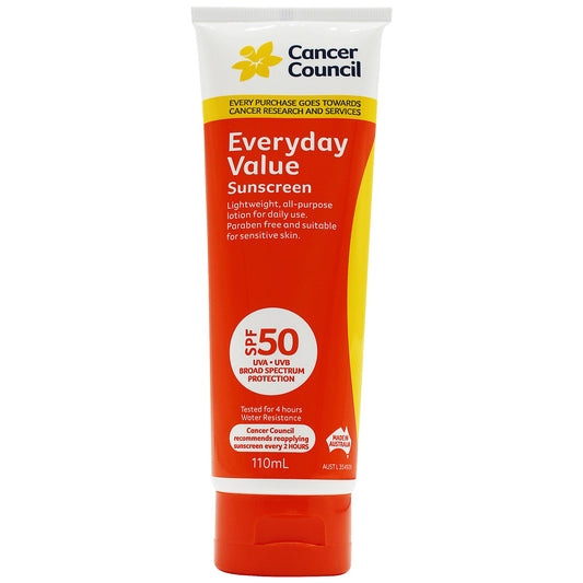 Cancer Council Everyday Value 50+ 110mL