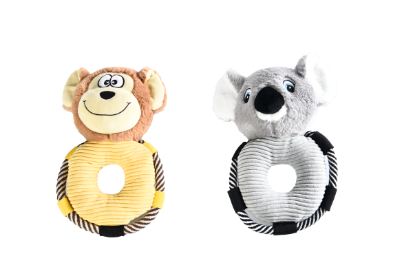 Dog Plush Rope Toy - Koala Or Monkey