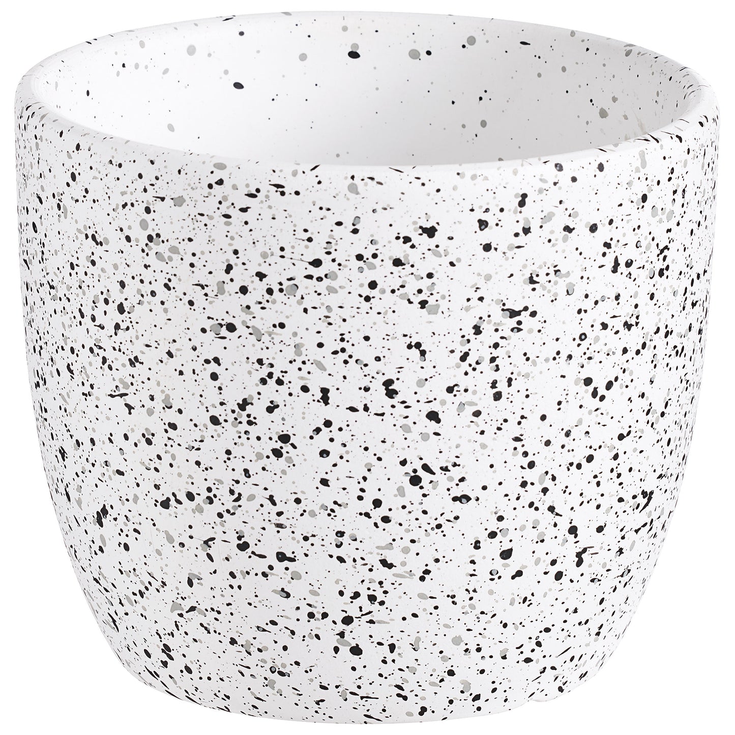 Terracotta Pot Splatter Black or White - Large