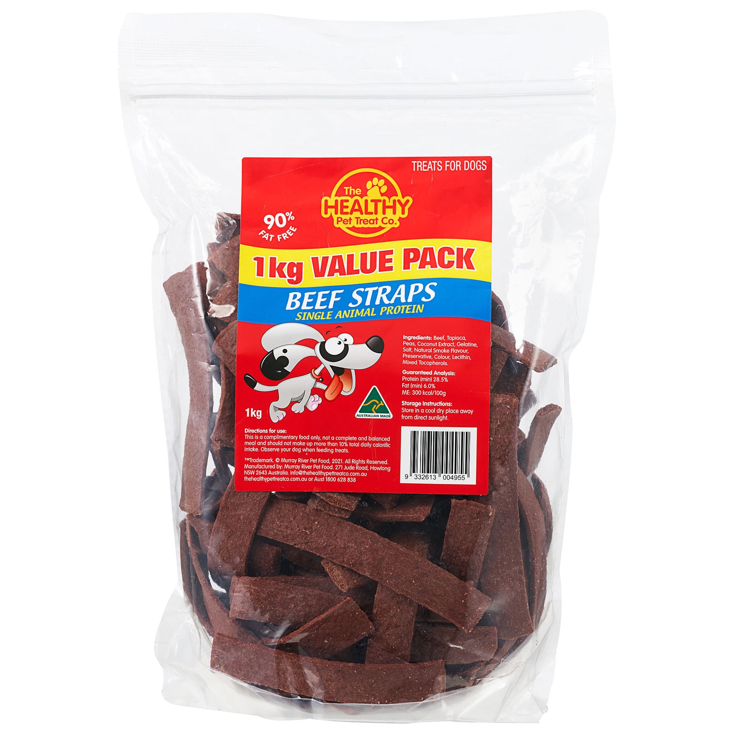 Beef Straps Super Mega Value Pack 1kg