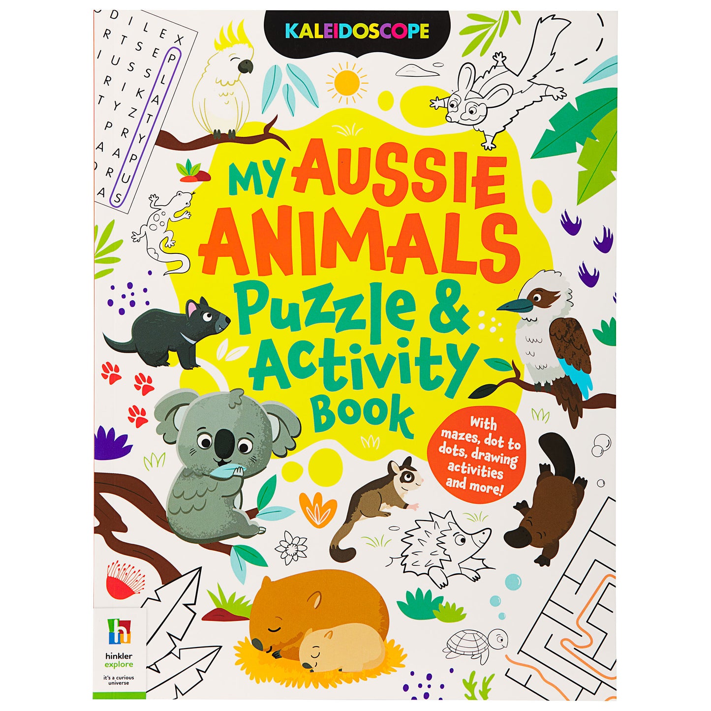 Kaleidoscope Animals Activity Book