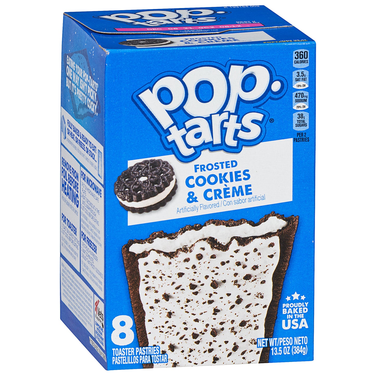 Pop Tarts Frosted Cookies & Cream 8pk