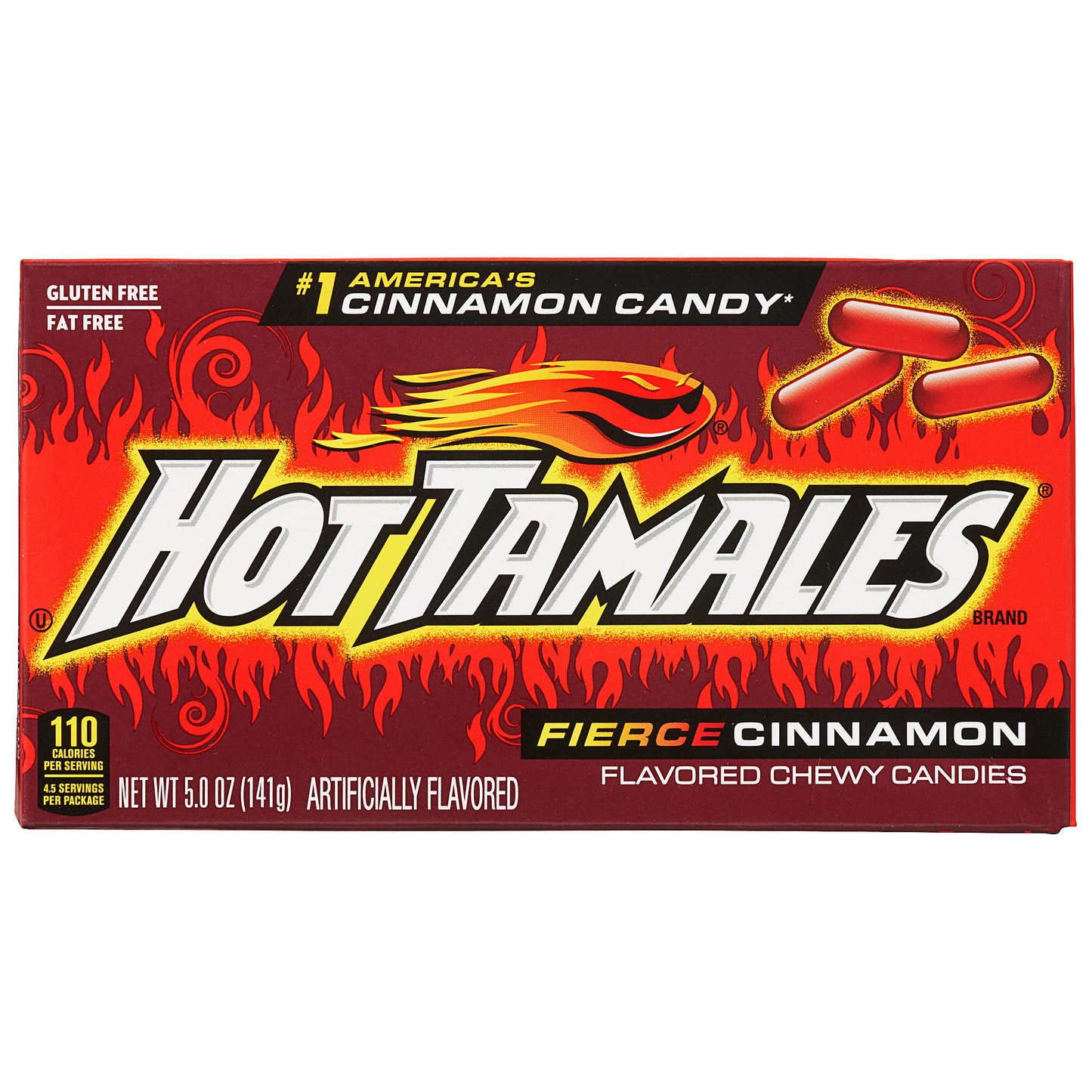 Hot Tamales Cinnamon Candy 155g