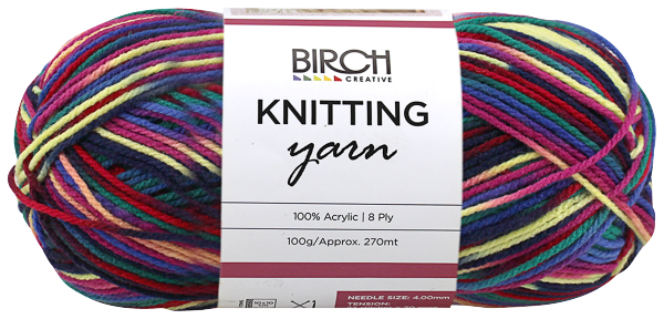 Birch Acrylic Knitting Yarn RnB Dream 100gm