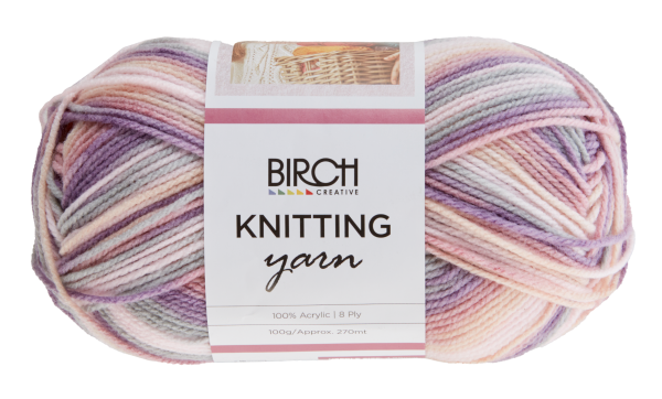 Birch Acrylic Knitting Yarn Baby Dream100gm