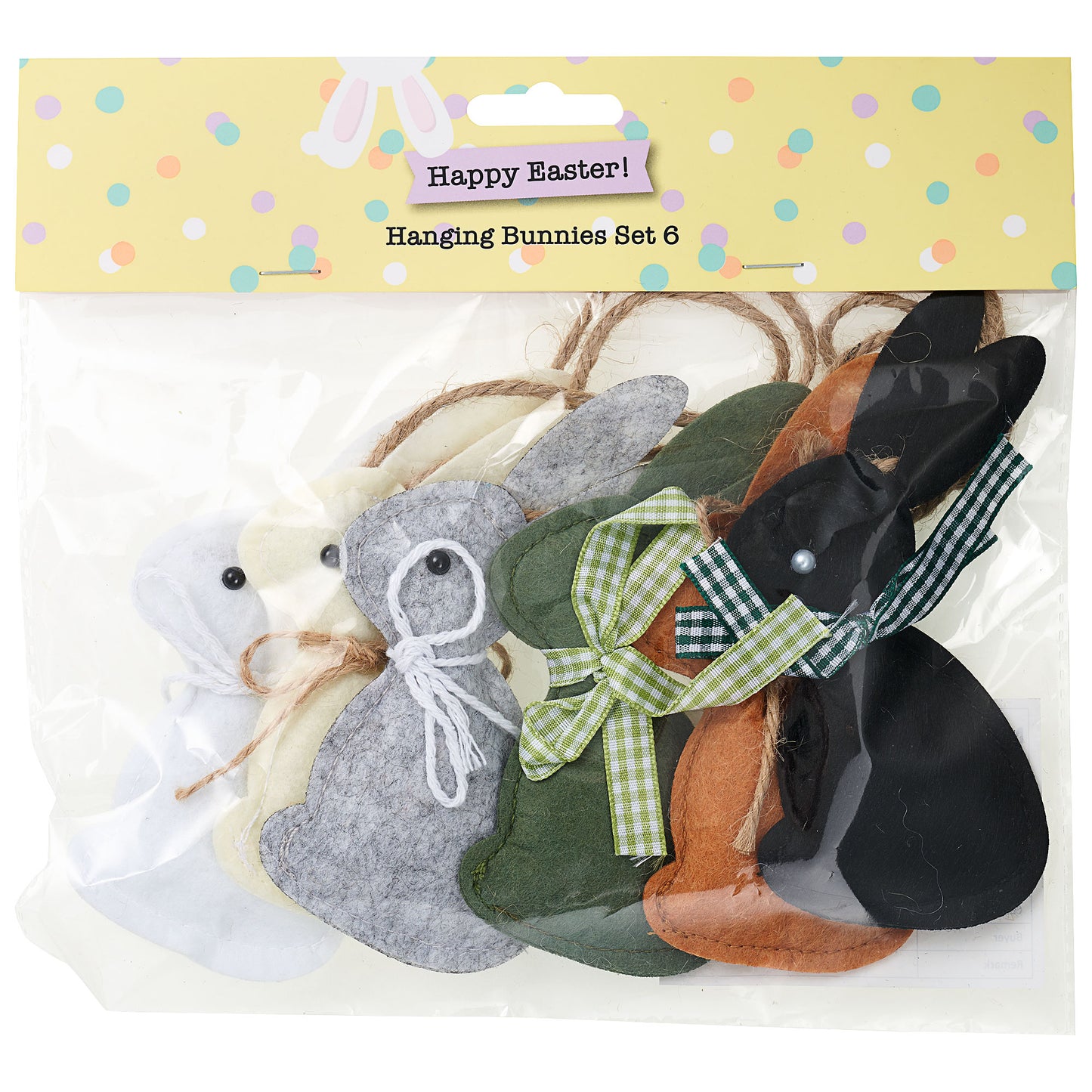 Hanging Bunnies 6pk