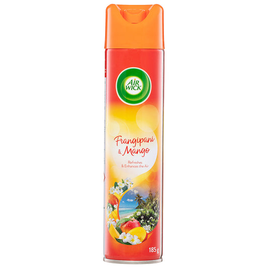 Air Wick Aerosol Air Freshener Frangipani & Mango 185g
