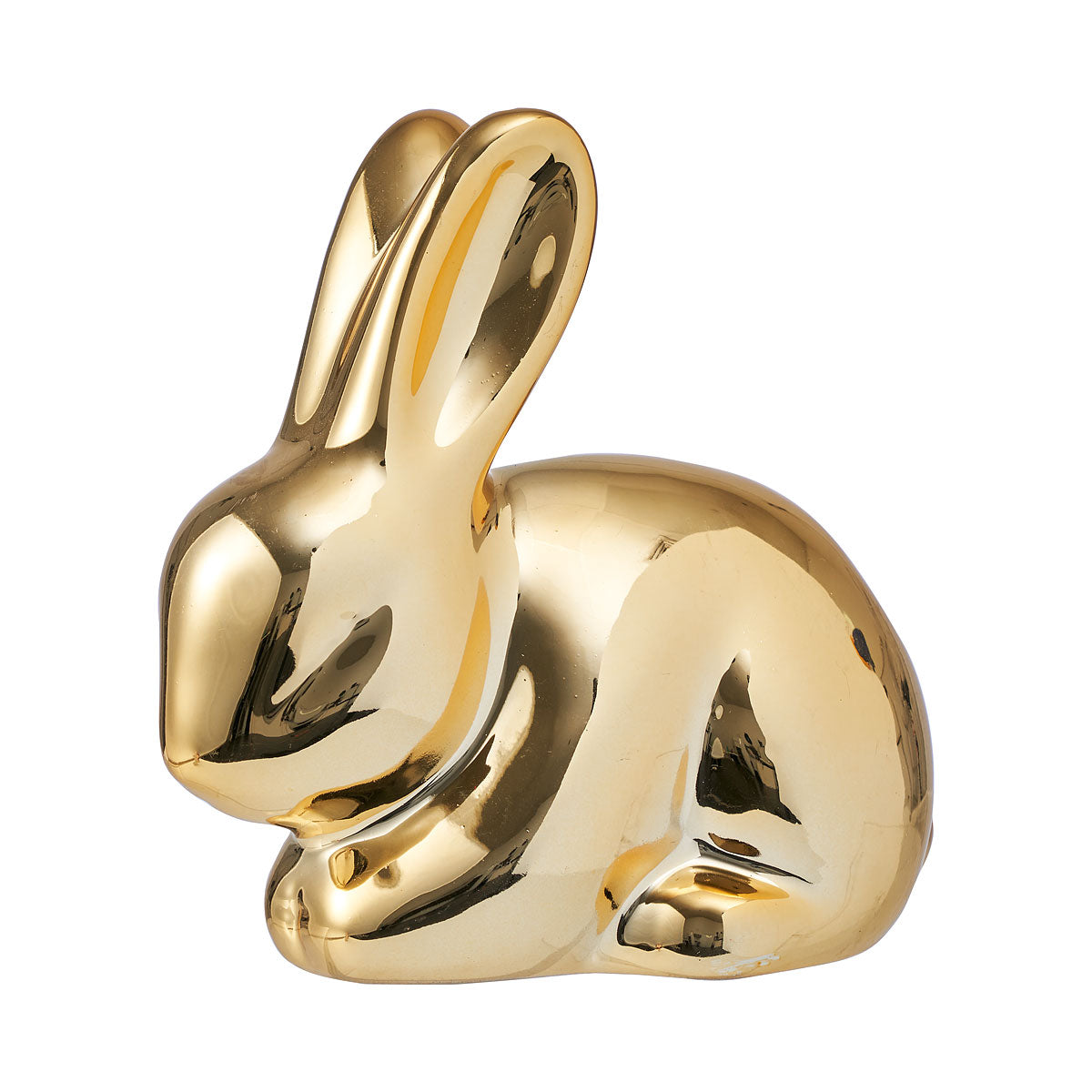 Easter Ceramic Bunny Metallic White/Gold/Rose Gold