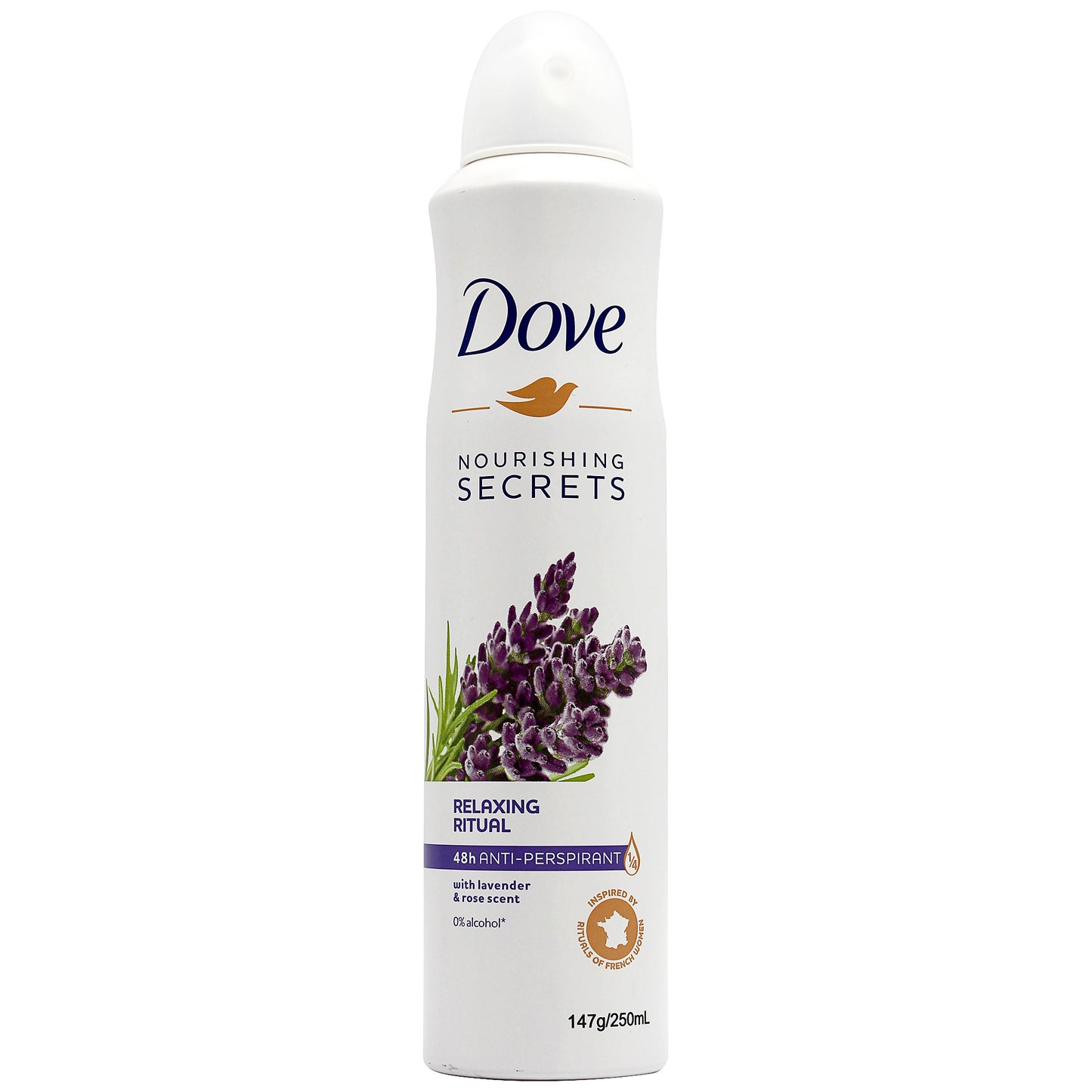 Dove Lavender & Rose Antiperspirant Deo 250ml