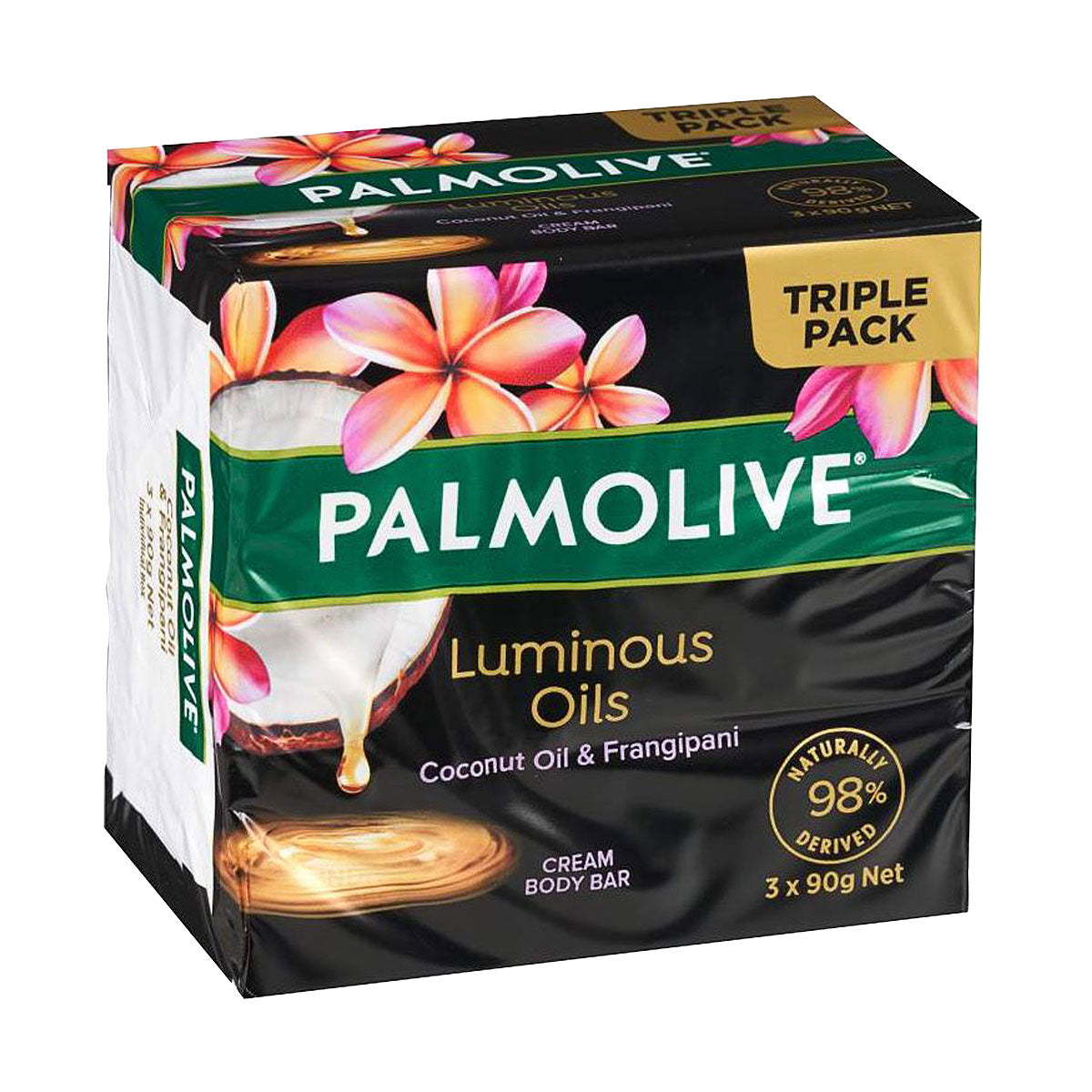 Palmolive Cream Body Bar Coconut Oil & Frangipani 3x90g