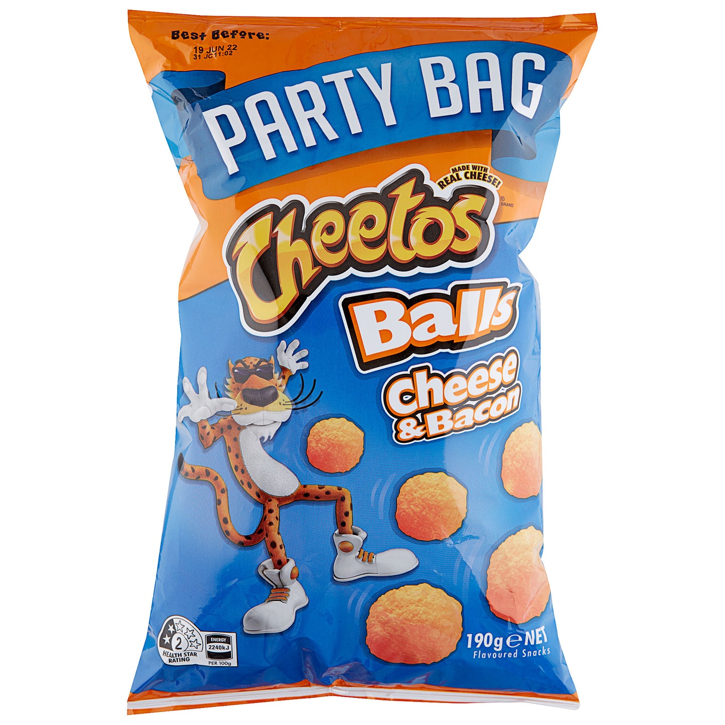 Cheetos Party Bag Cheese & Bac Balls 190g