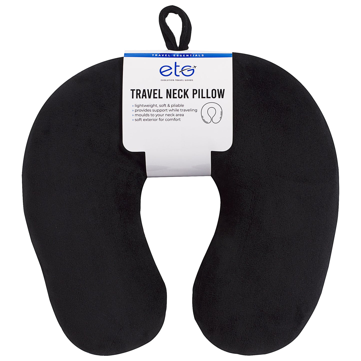 Travel Neck Pillow Black