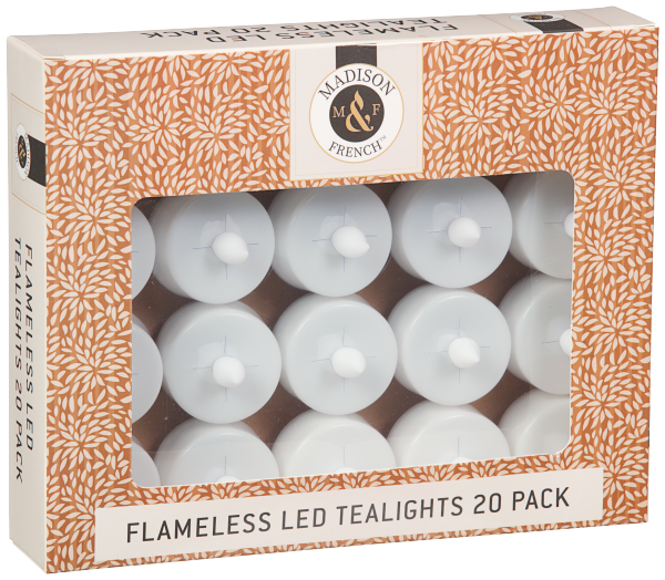 Flameless LED Tealights 20pk